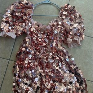 buddy love floral pink dress